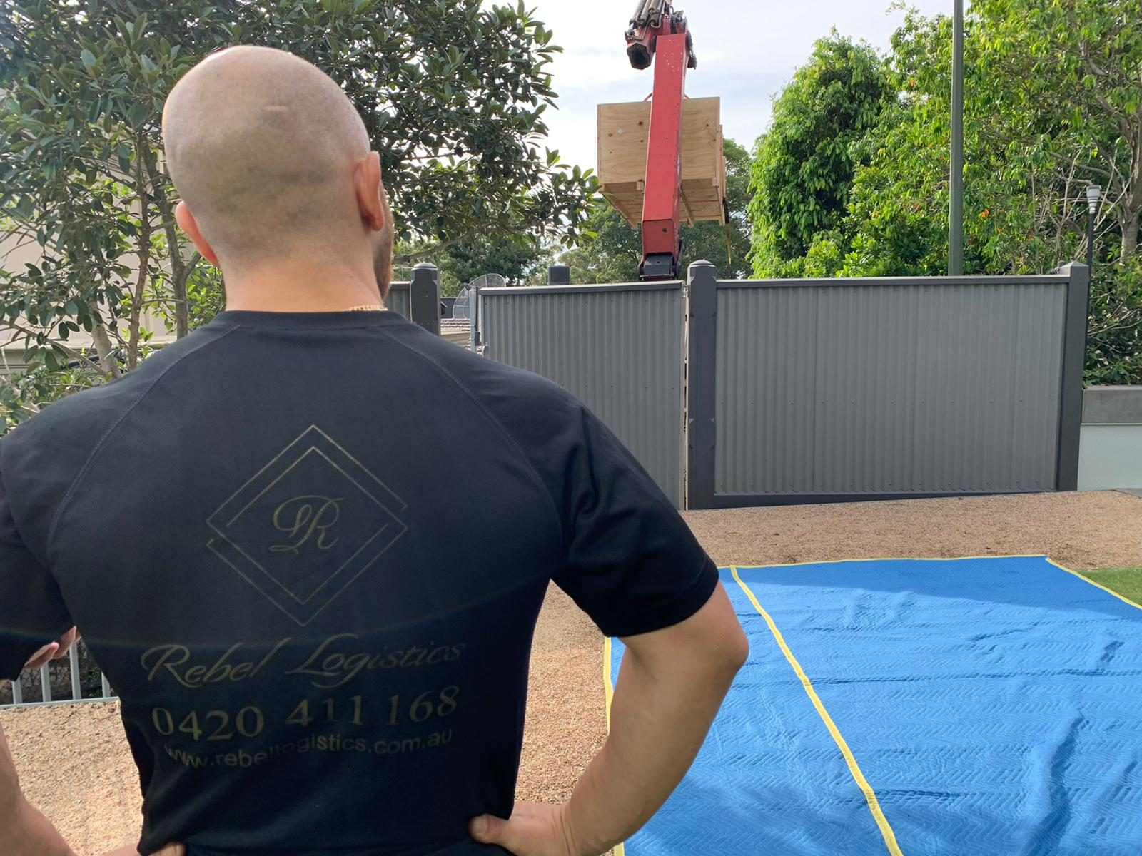 Rebel Logistics at work in Melbourne