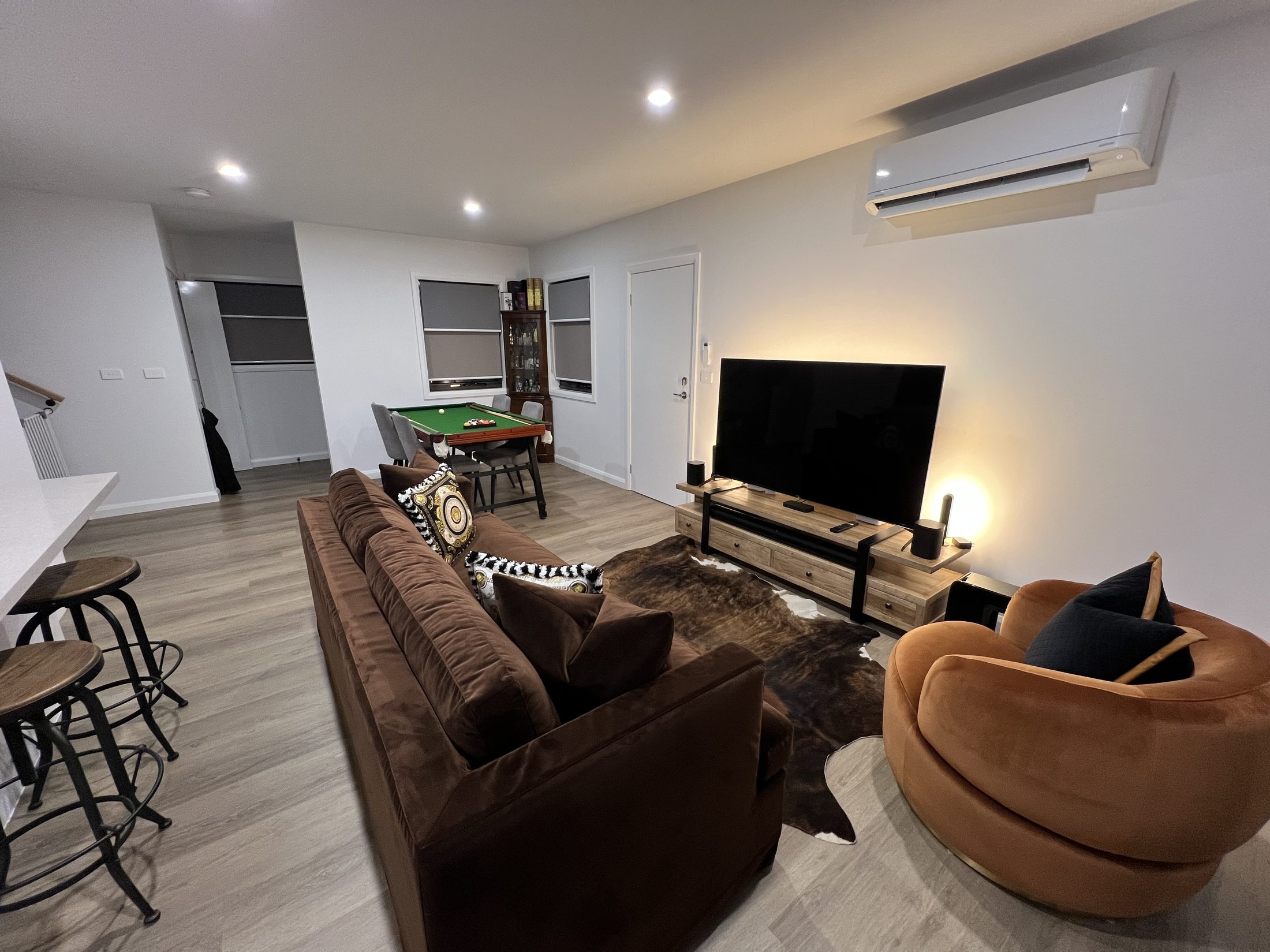 Designer installation: The wider room, complete, Melbourne