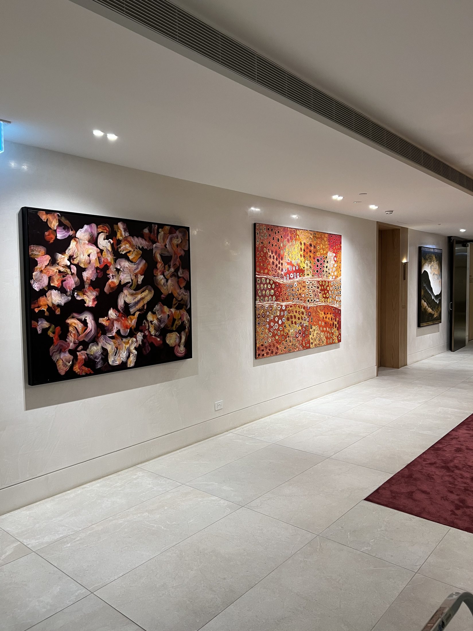 Art and gallery handling: The finished hang, Melbourne